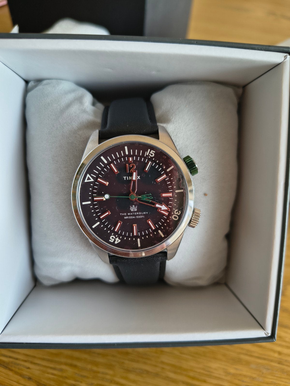 Timex Waterbury Dive TW2V49800–Nieuw / Ongedragen / In doos, Ophalen of Verzenden, Nieuw, Leer, Overige merken