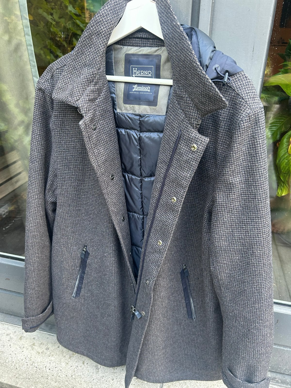 Herno jas bruin maat 56 (valt als 52-54), Kleding | Heren, Ophalen of Verzenden, Zo goed als nieuw, Maat 52/54 (L), Bruin