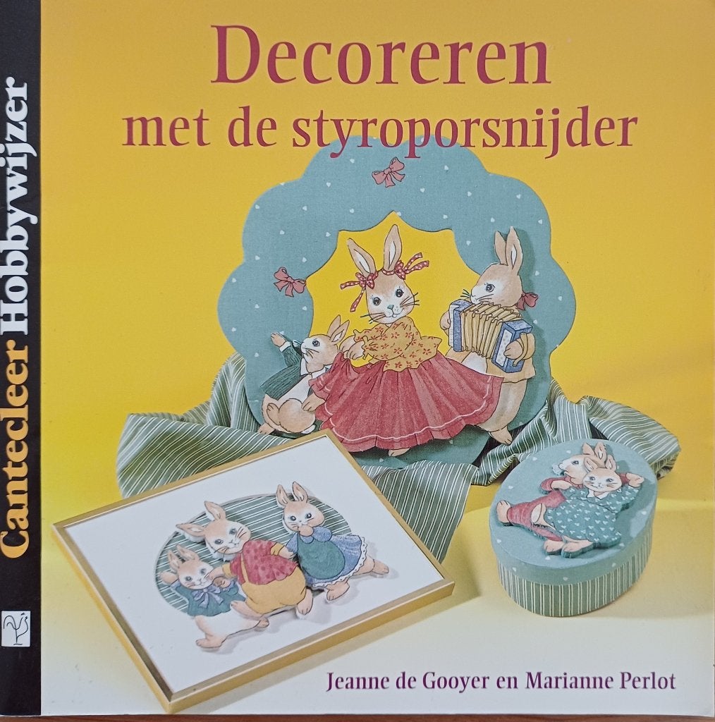 Decoreren met de styroporsnijder - Jeanne de Gooyer en Maria, Jeanne de Gooyer, Ophalen of Verzenden, Zo goed als nieuw, Scrapbooking en Knutselen