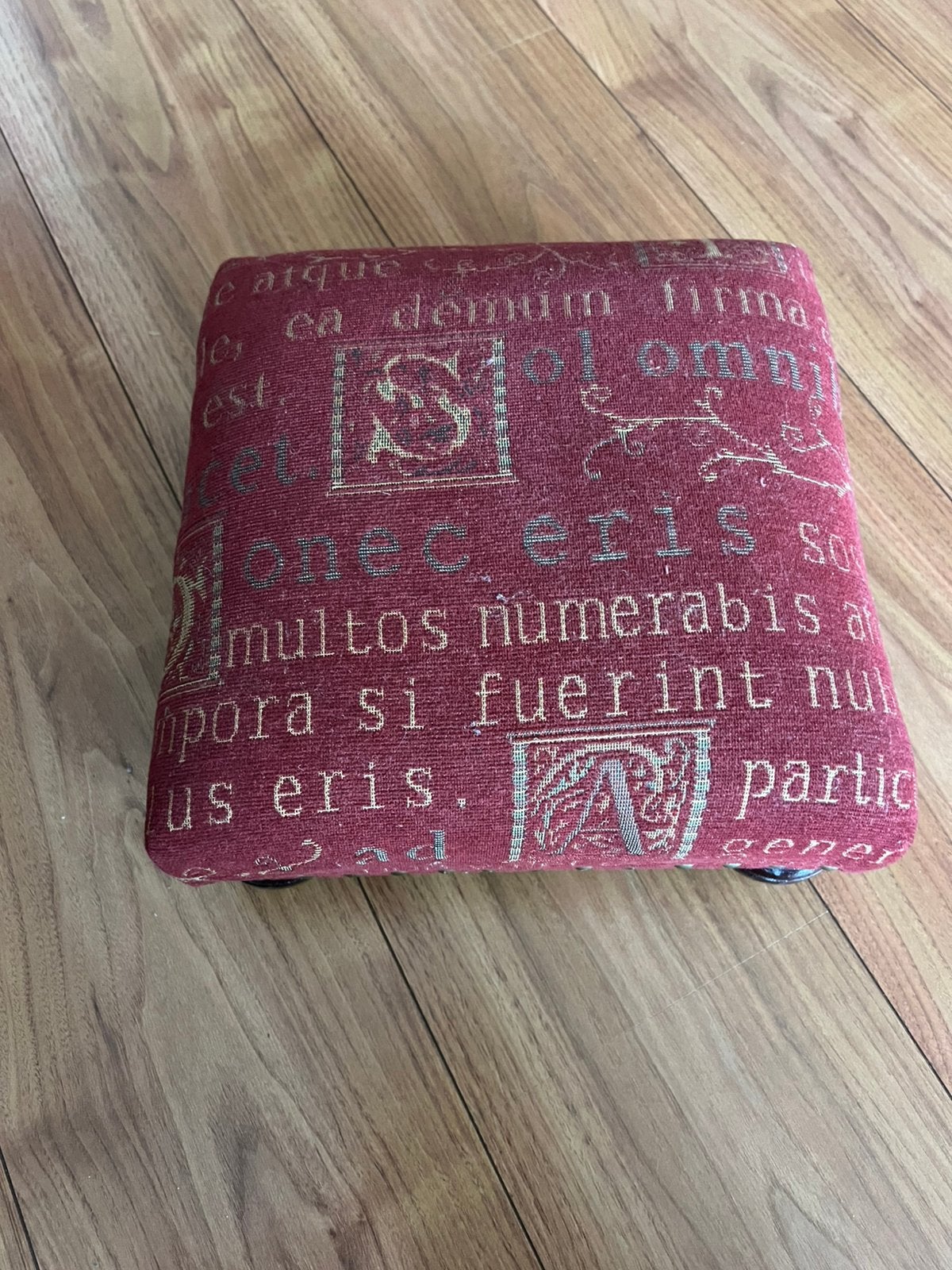 Voeten poefje, Ophalen, Gebruikt, Vierkant, Minder dan 50 cm
