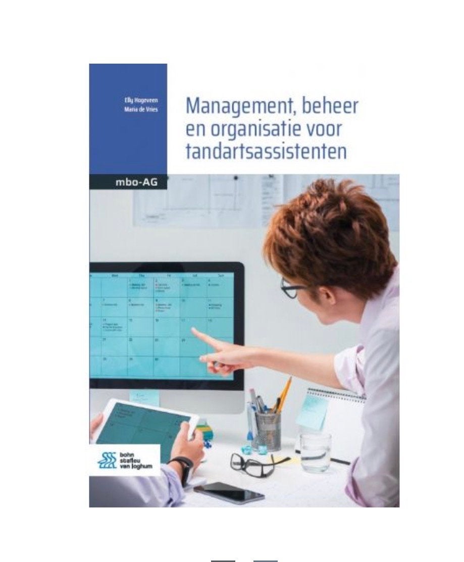 Management, beheer en organisatie voor tandartsassistenten, Boeken, Studieboeken en Cursussen, Ophalen of Verzenden, Gelezen, MBO