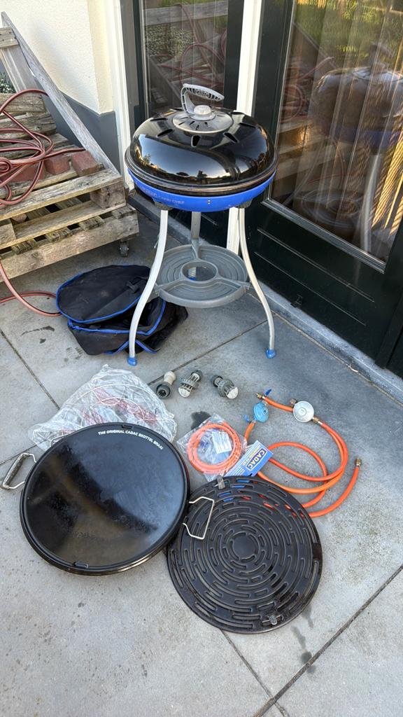 Cadac skottlebraai complete set, Ophalen, Gebruikt