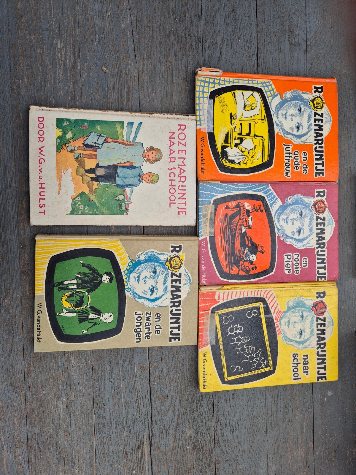 W.G. van de Hulst - Rozemarijntje boeken (5 stuks), Ophalen of Verzenden, Gelezen, W.G. van de Hulst, Fictie algemeen