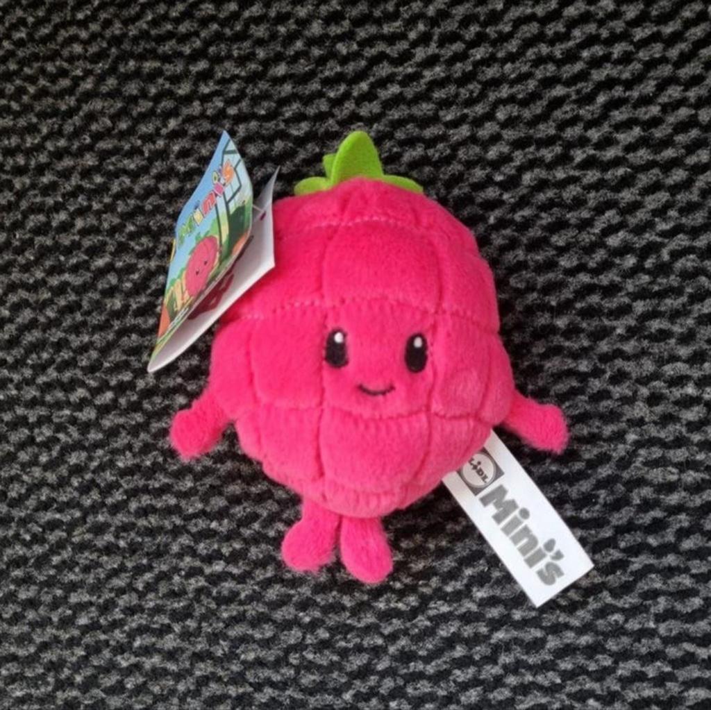 Lidl mini’s frans framboos knuffel, Lidl, Ophalen of Verzenden