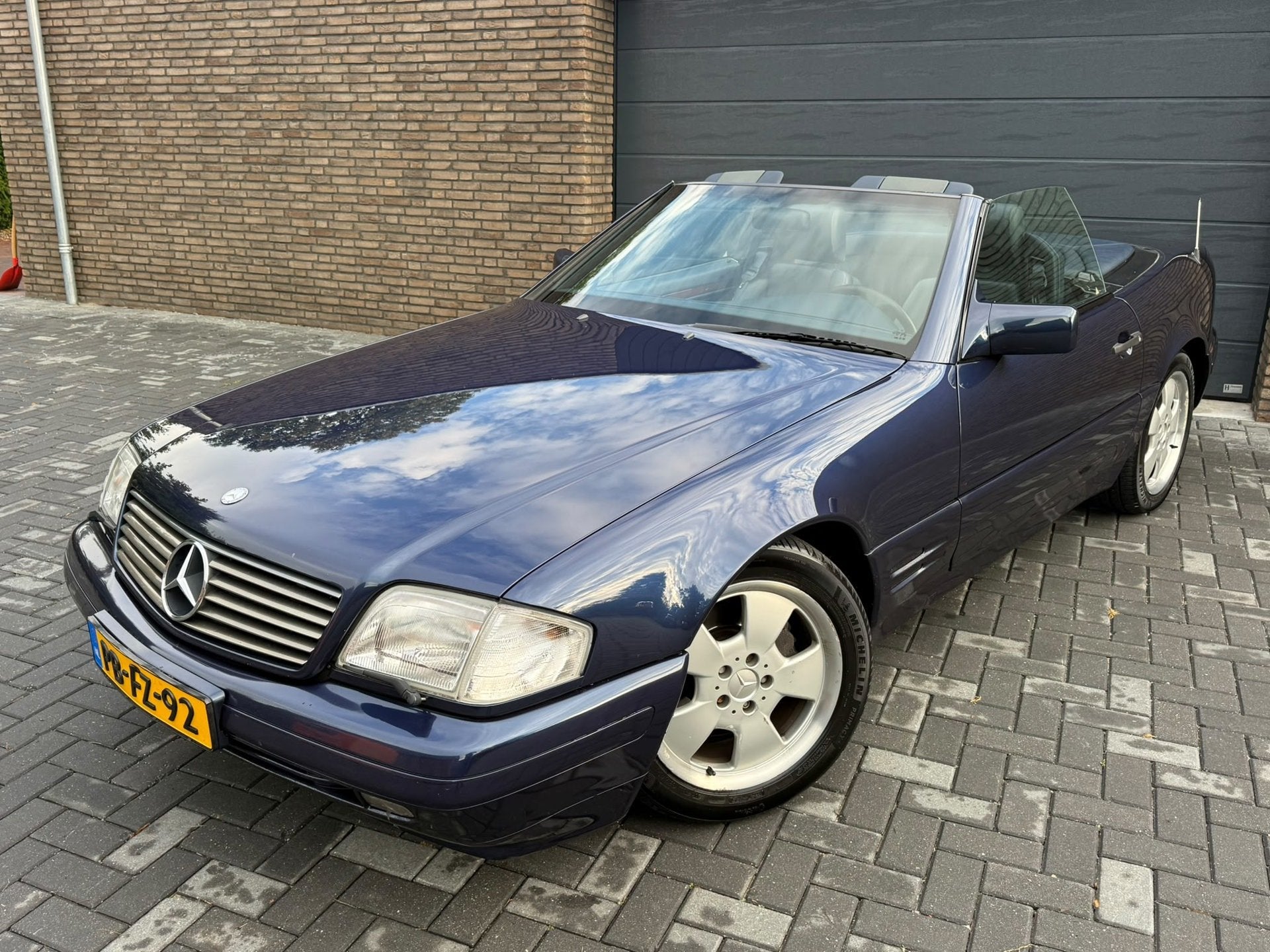Mercedes-Benz SL-klasse 500 SL ORGINEEL NL, TOPSTAAT!, Auto's, Achterwielaandrijving, 8 cilinders, Cabriolet, Bedrijf