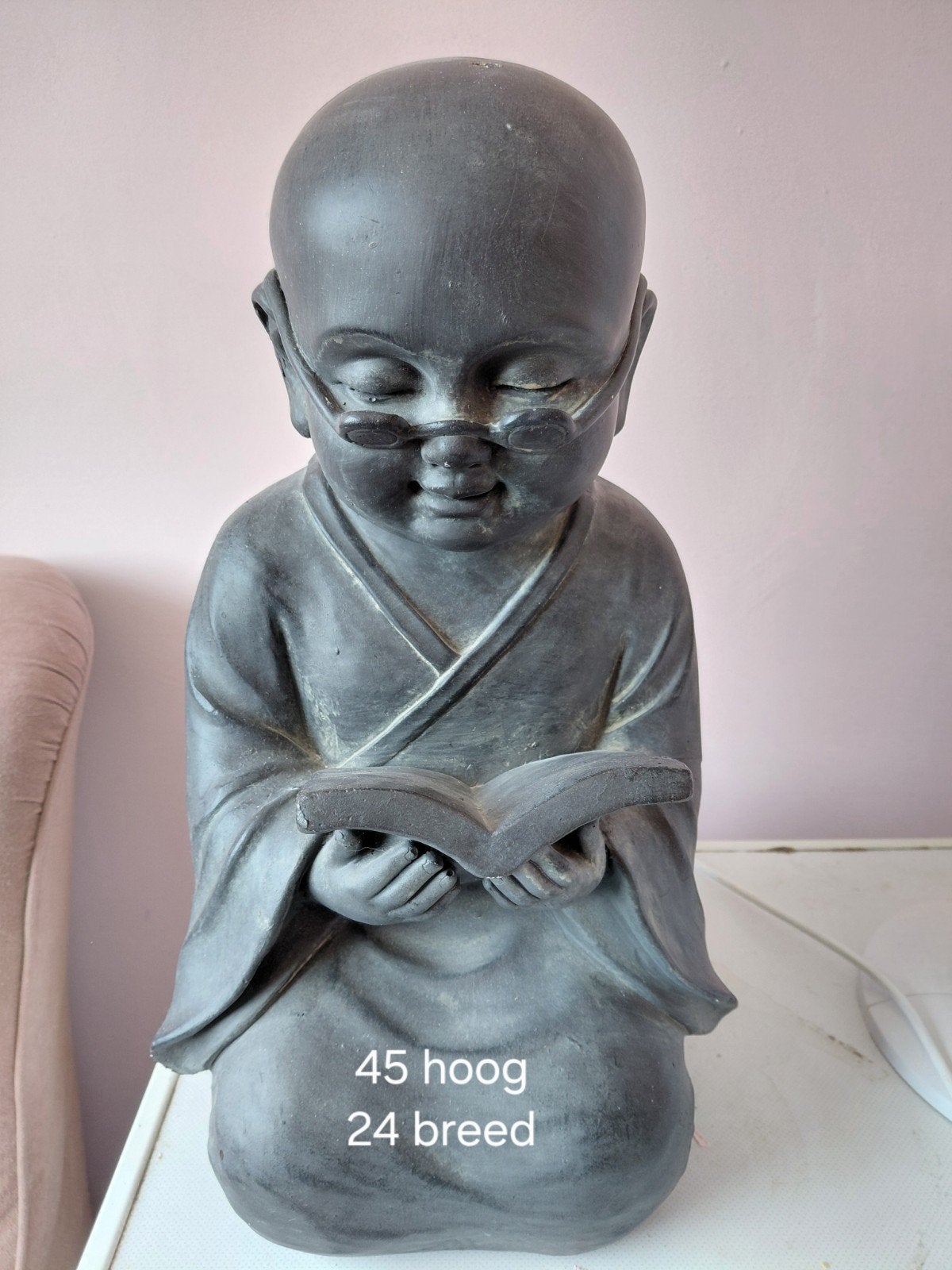 Stenen beelden, prijs per item omschrijving
Vraagprijs 40,-, Ophalen, Zo goed als nieuw, Steen/keramiek, Grijs