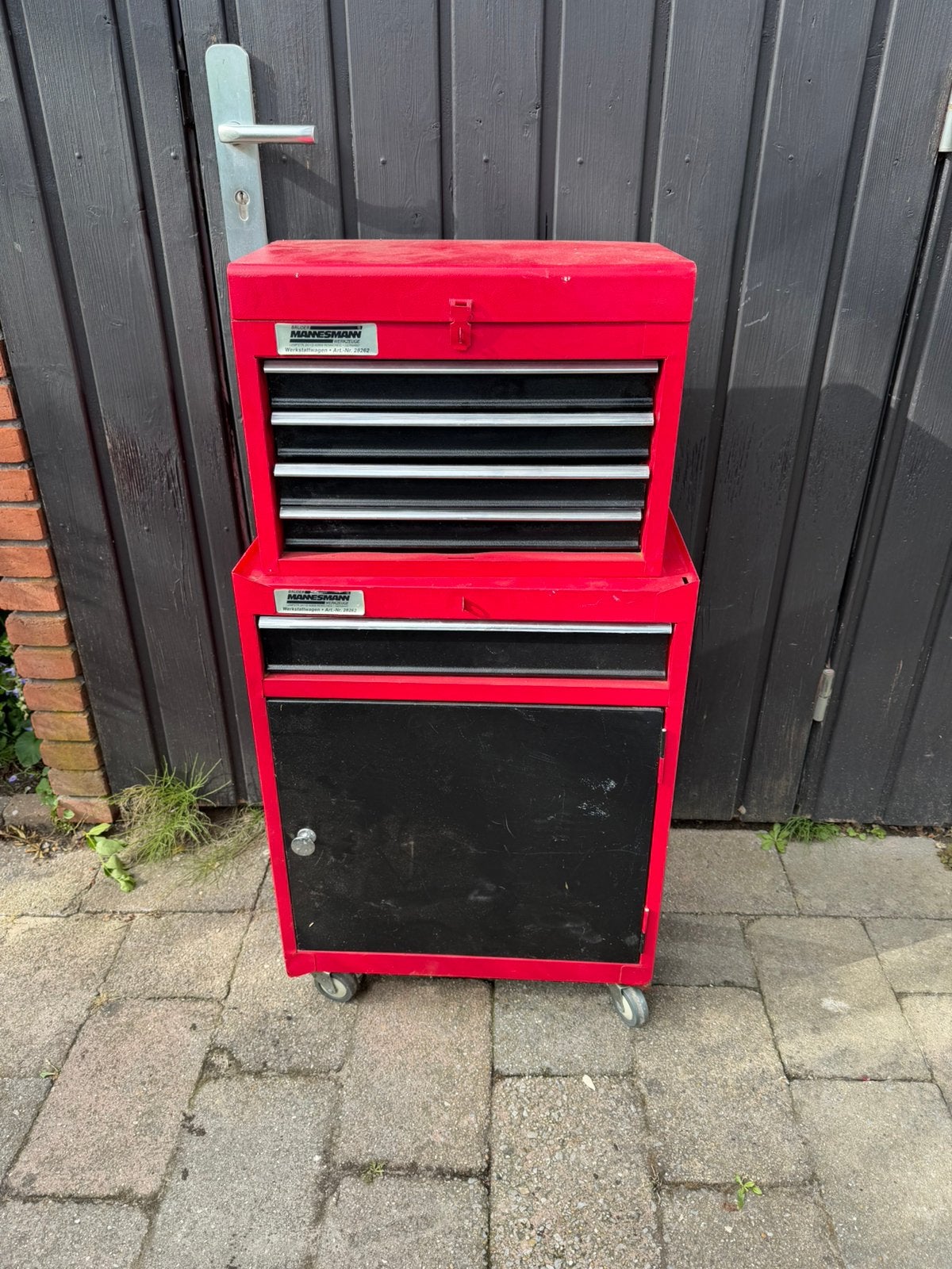 Mannesmann toolbox, Doe-het-zelf en Verbouw, Gereedschapskisten, Ophalen, Gebruikt