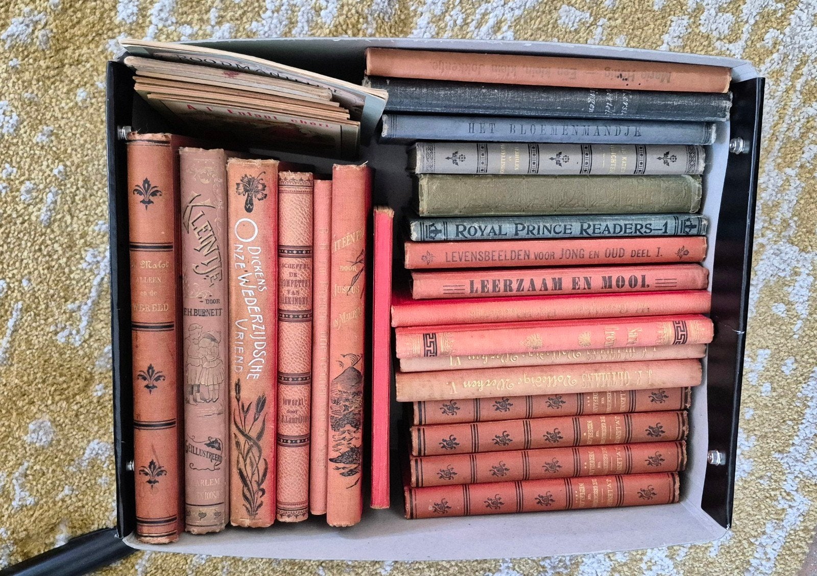 Collectie antieke boeken (40) en ingebonden tijdschriften, Antiek en Kunst, Ophalen, Diverse auteurs