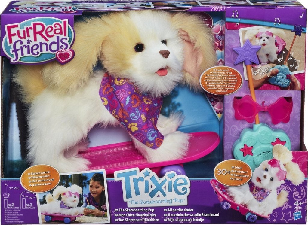 FurReal Friends Hasbro - Trixie de Skateboarding Pup., Ophalen of Verzenden, Nieuw, Elektronica, Met geluid