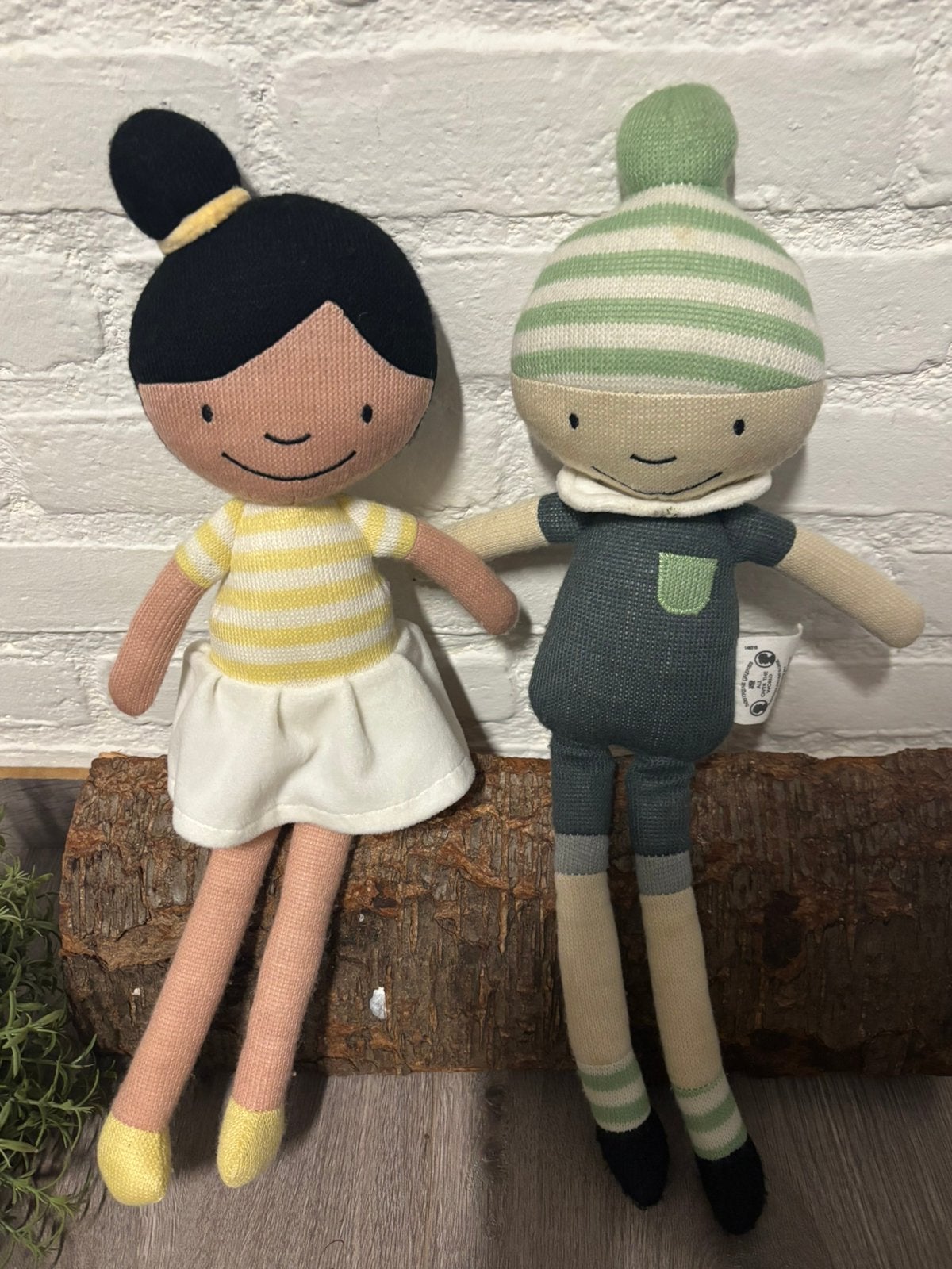 Gebreide knuffel poppen van Søstrene Grene,, Kinderen en Baby's, Overige merken, Overige karakters, Overige typen, Ophalen of Verzenden