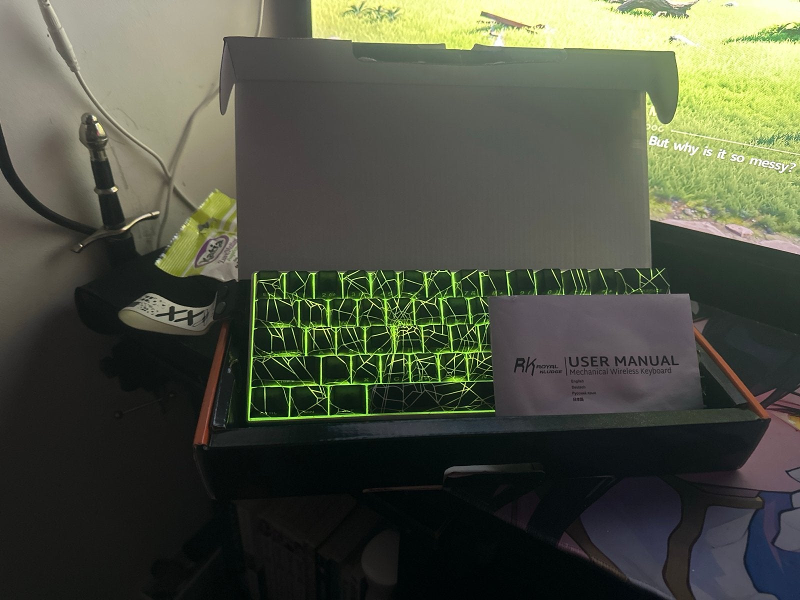 RK Royal Kludge RK61 mechanisch gaming toetsenbord, Computers en Software, Ophalen, Gaming muis, Overige typen, Zo goed als nieuw