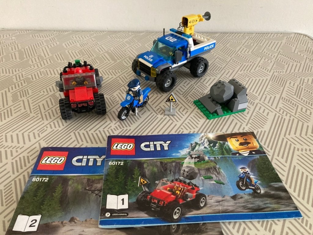 Lego City 60172 bergpolitie, Ophalen, City, Lego, Zo goed als nieuw