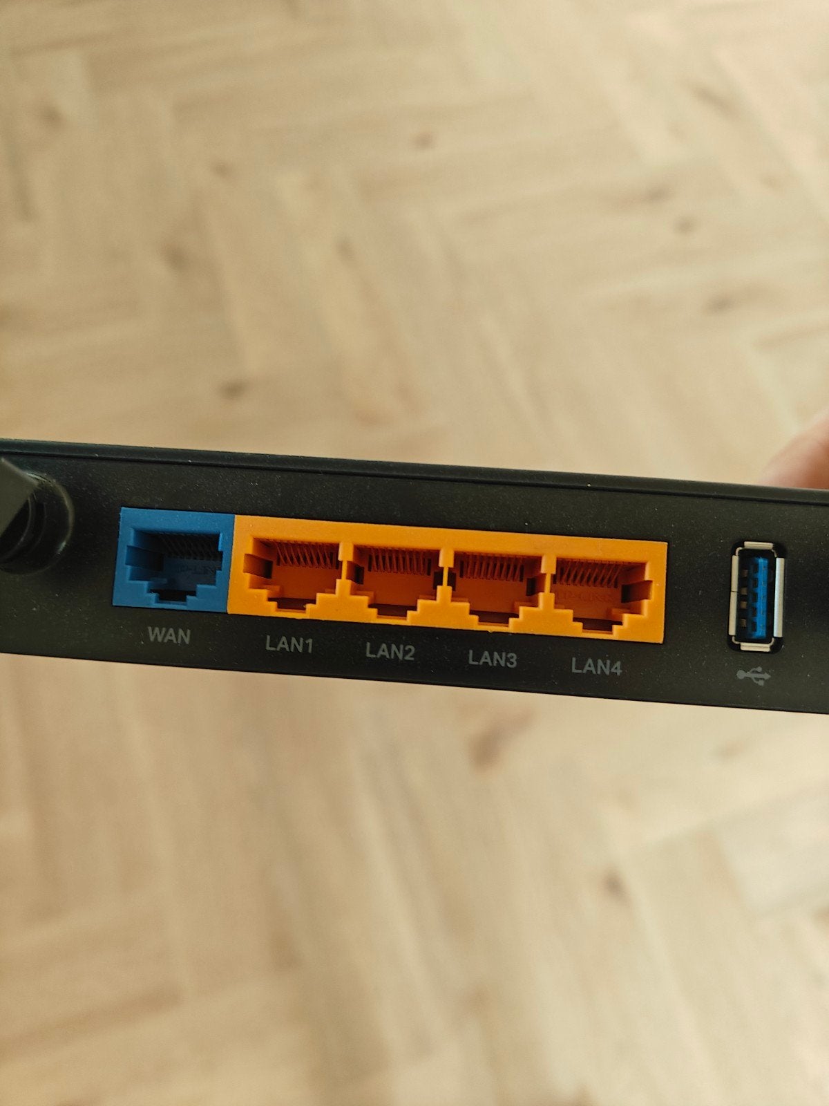 TP-Link Router met USB-poort en 4 LAN-poorten, Ophalen of Verzenden, Gebruikt, Router, TP-Link