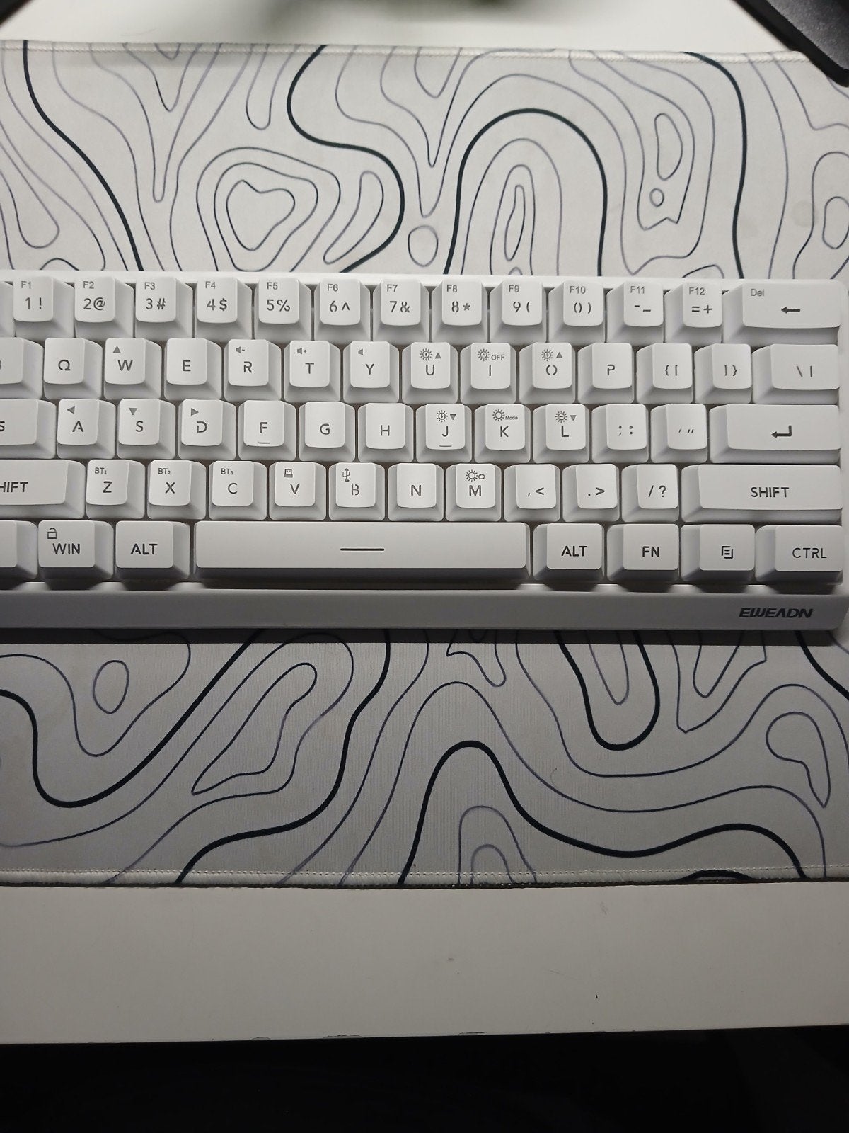 Eweadn 60% Gaming Toetsenbord voor Xbox, PS & PC, Computers en Software, Ophalen of Verzenden, Zo goed als nieuw, Draadloos, Qwerty