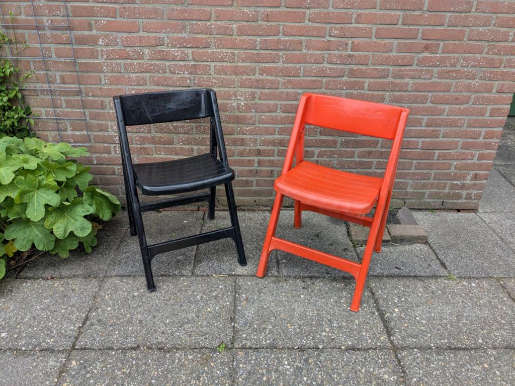 2 Vintage Klapstoelen 'Flair' - ophalen, Harlingen/Joure, Ophalen