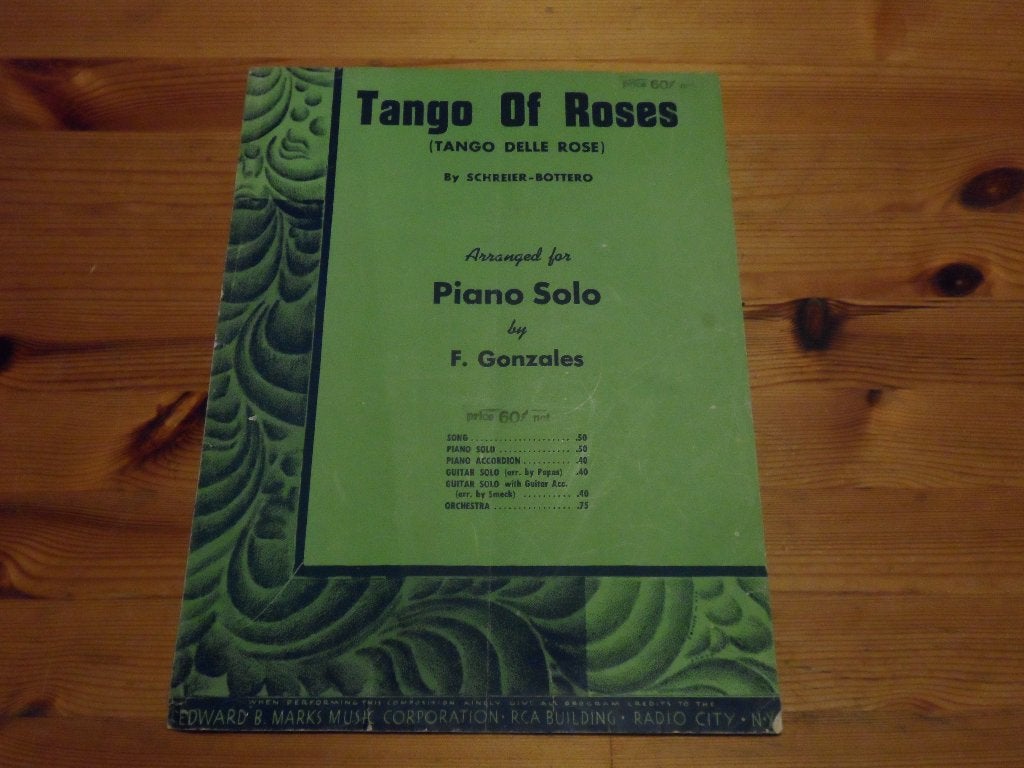 Tango of roses - schreier-bottero / gonzales
