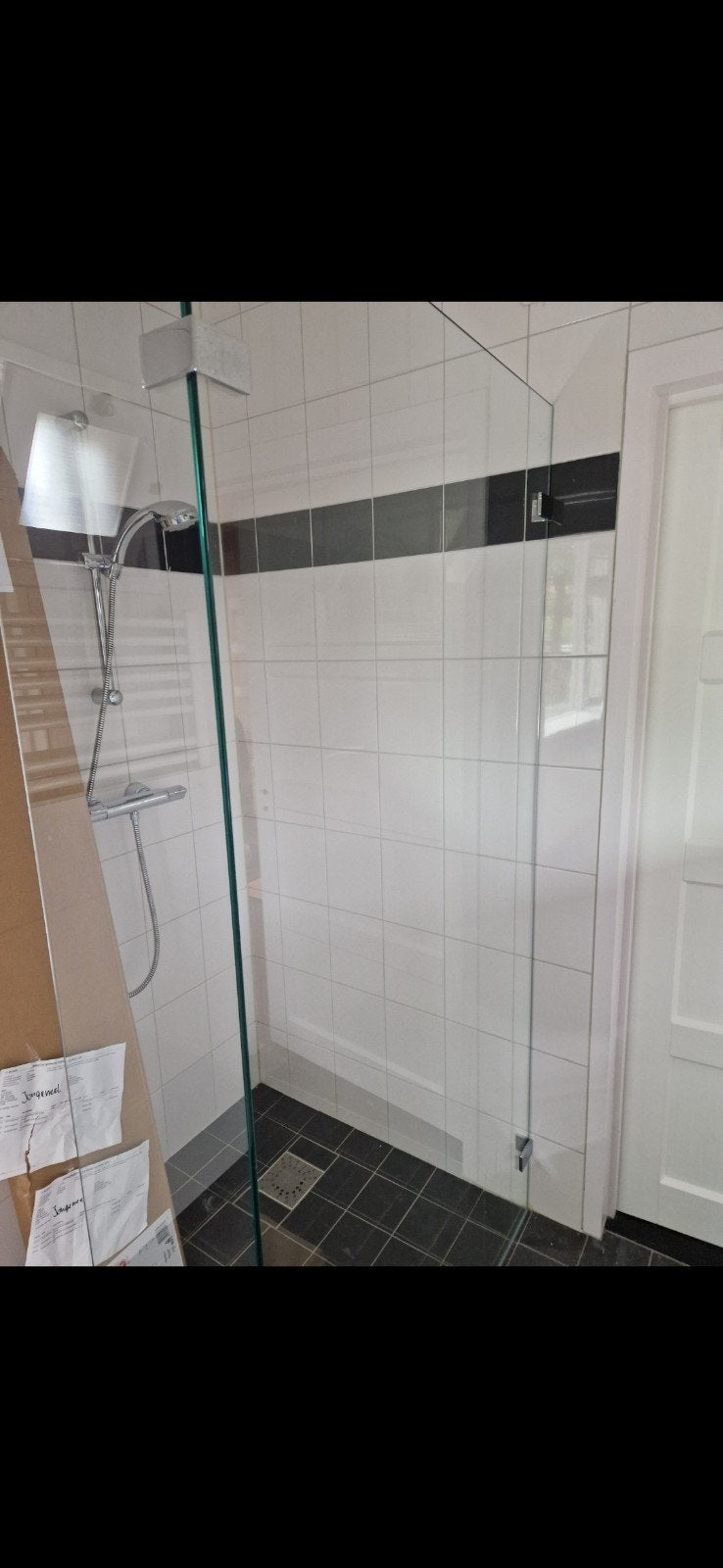 Glazen douchewanden., Huis en Inrichting, Badkamer | Complete badkamers, Ophalen, Gebruikt