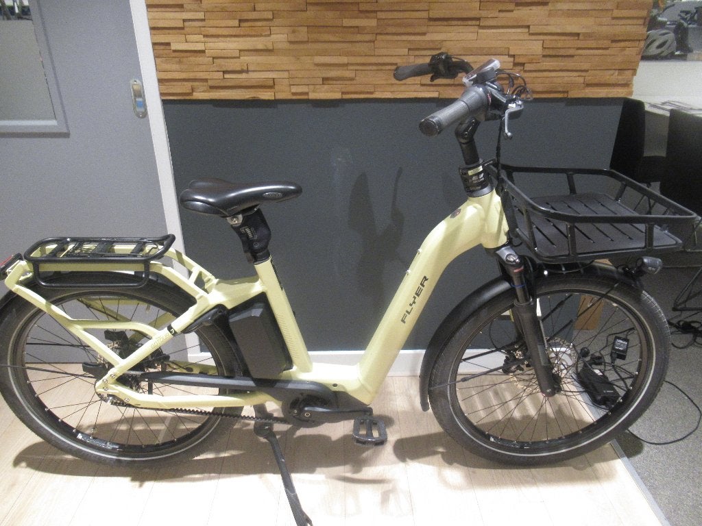 Flyer Gotour3 7.43 shimano 5 versn hydr schijfremmen zgan, Nl, Versnellingen, Zo goed als nieuw, Schijfrem