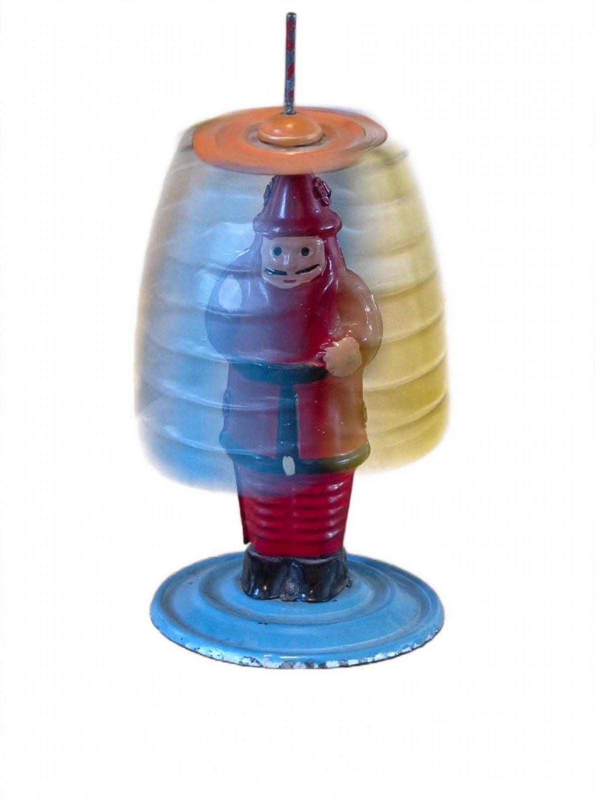 Zeldzaam Antiek Blikken Kabouter Draai-Toltje Whirligig 1930, Ophalen of Verzenden