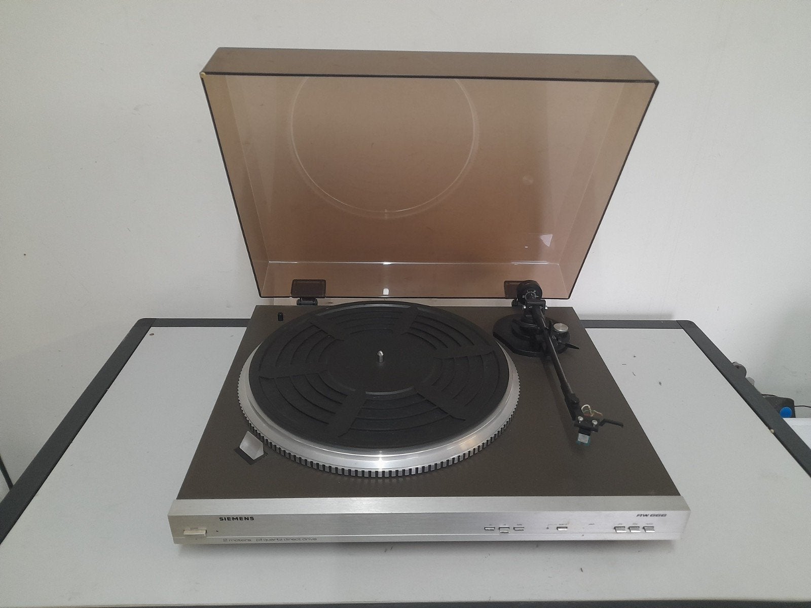 Siemens platenspeler RW 666 ( defect ), Overige merken, Automatisch, Ophalen of Verzenden, Platenspeler