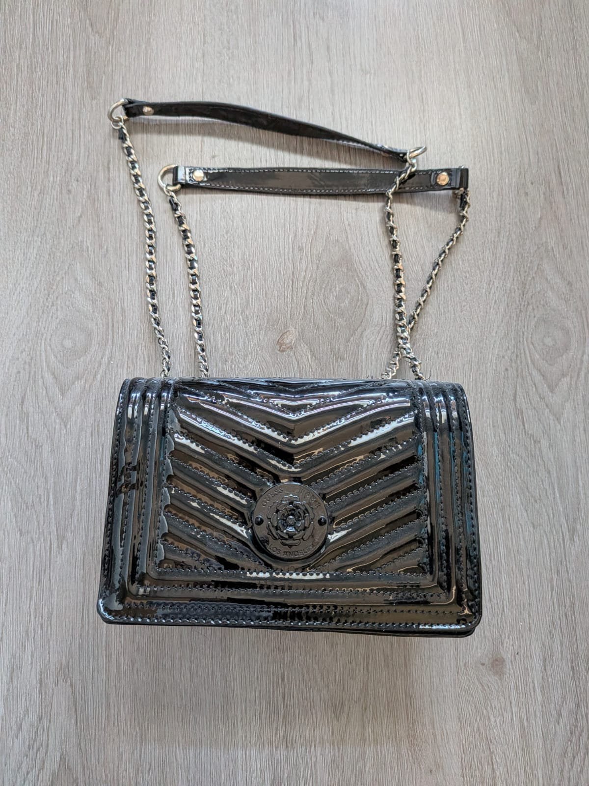 Guess tas, Ophalen of Verzenden, Zo goed als nieuw, Zwart, Handtas