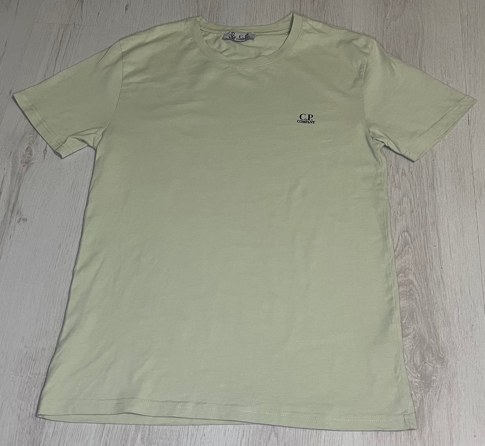 C.P. Company T-shirt Lichtgroen – Casual & Basic, Verzenden, Zo goed als nieuw, Maat 48/50 (M), Groen