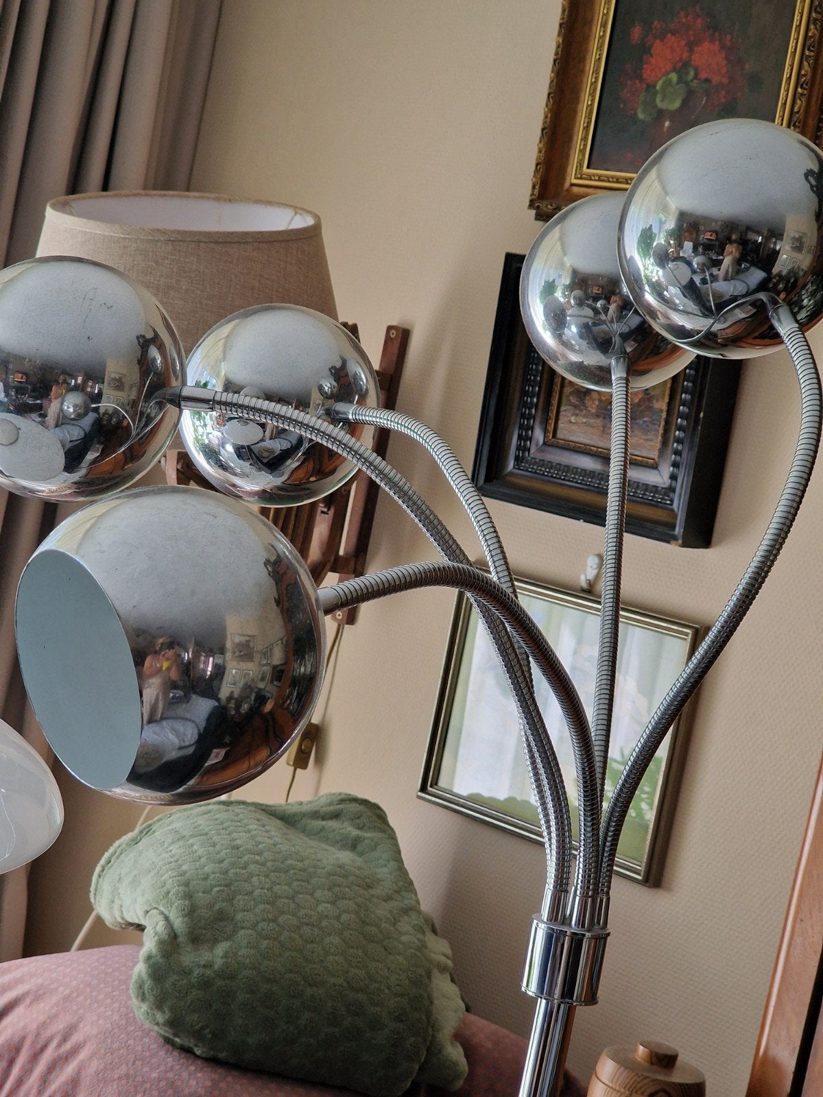 Vloerlamp, Ophalen