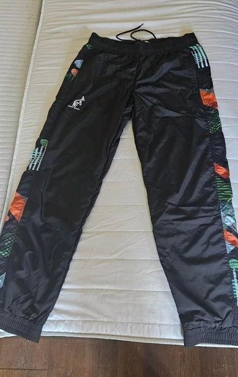 Australian Trainingsbroek Zwart met Patroon, Maat 48/50 (M), Zwart, Nieuw, Ophalen of Verzenden