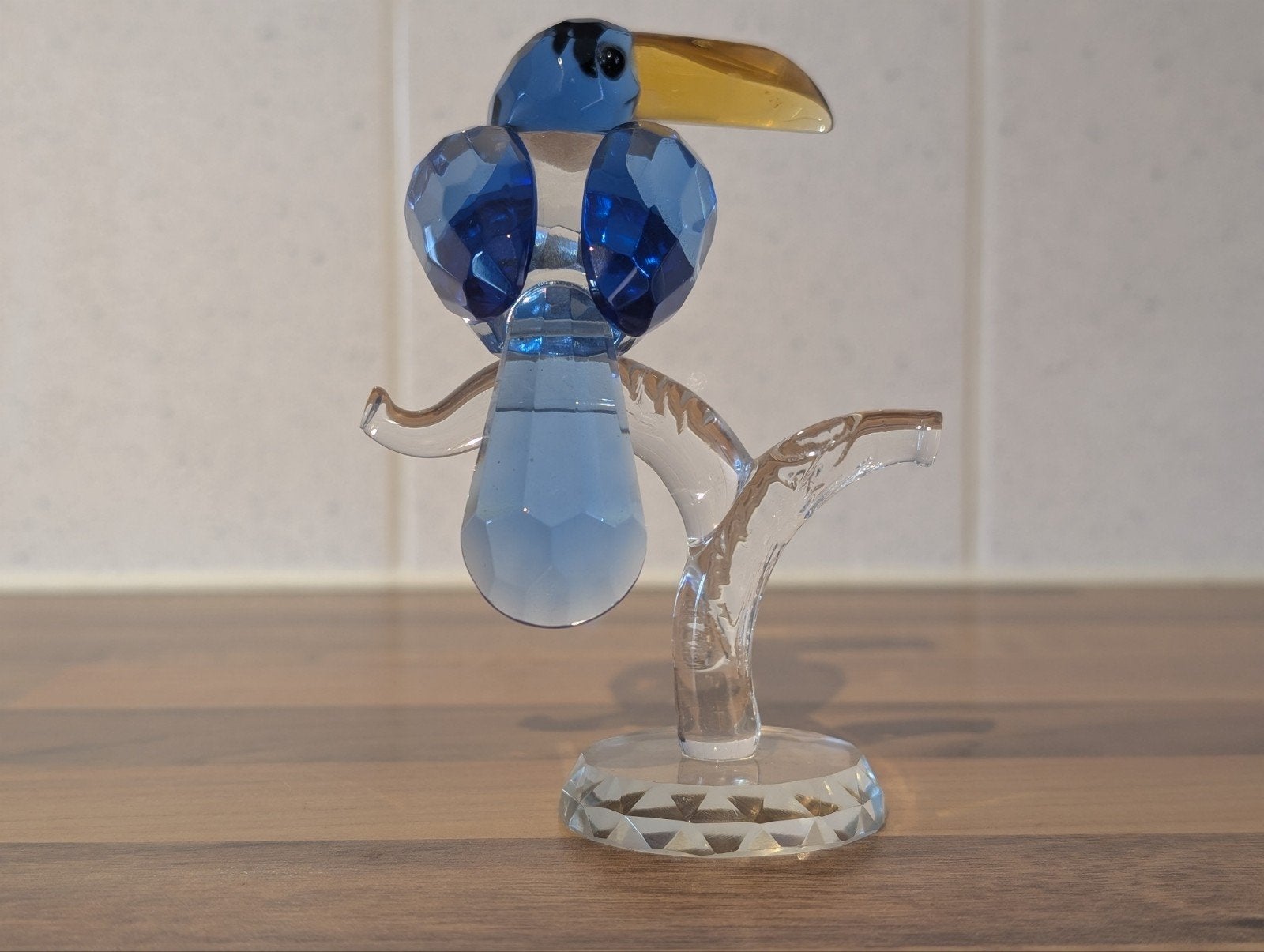 Swarovski Kristal Toekan - Blauw/Geel, Verzamelen, Ophalen, Nieuw, Dier