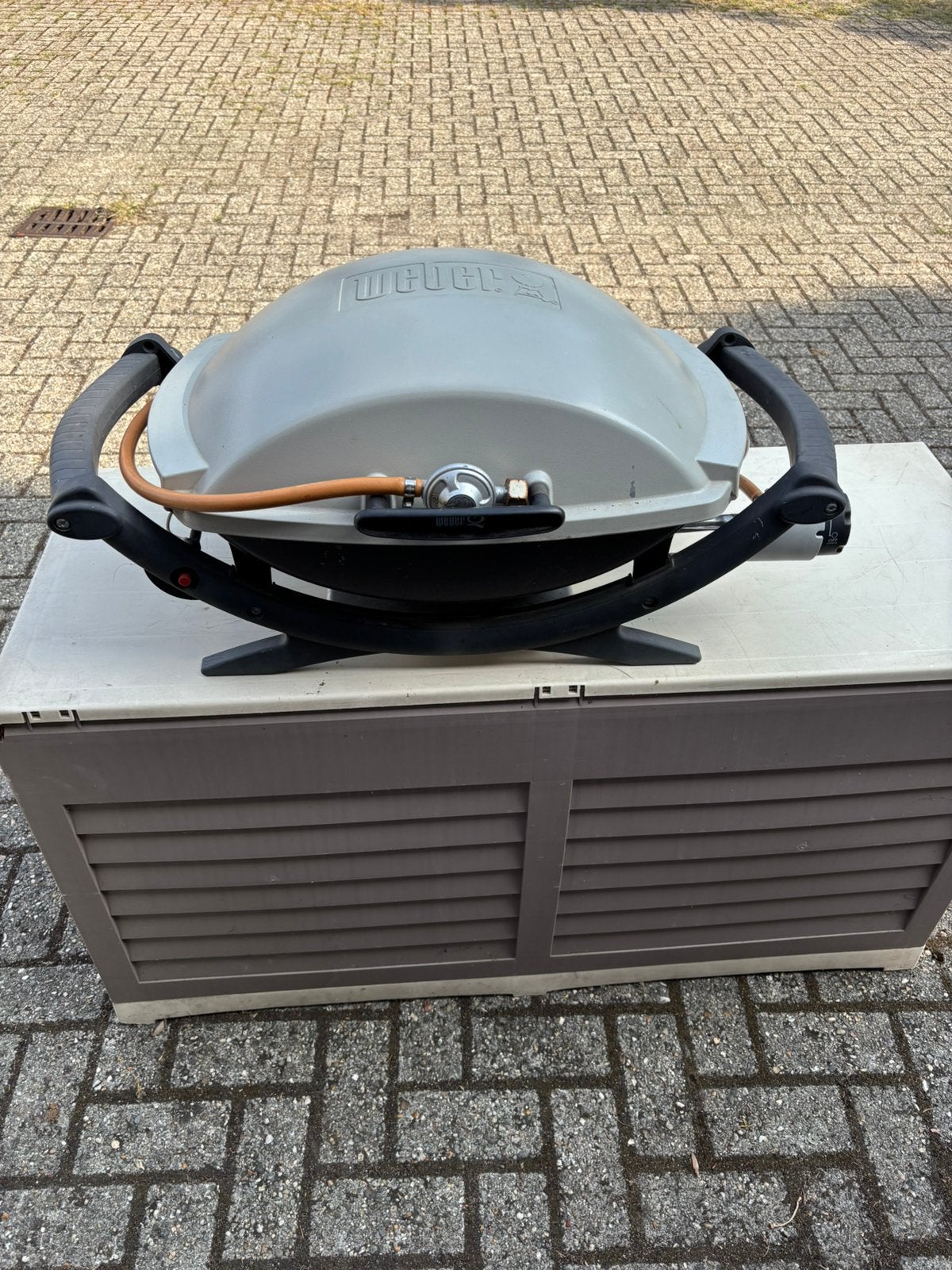 Weber gas barbecue, Ophalen, Gebruikt