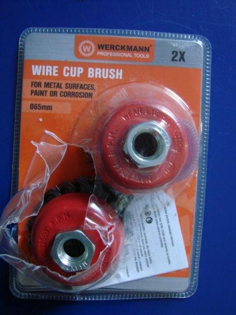 WERCKMANN draadkomborstels 65 mm (2 stuks), Ophalen of Verzenden, Nieuw