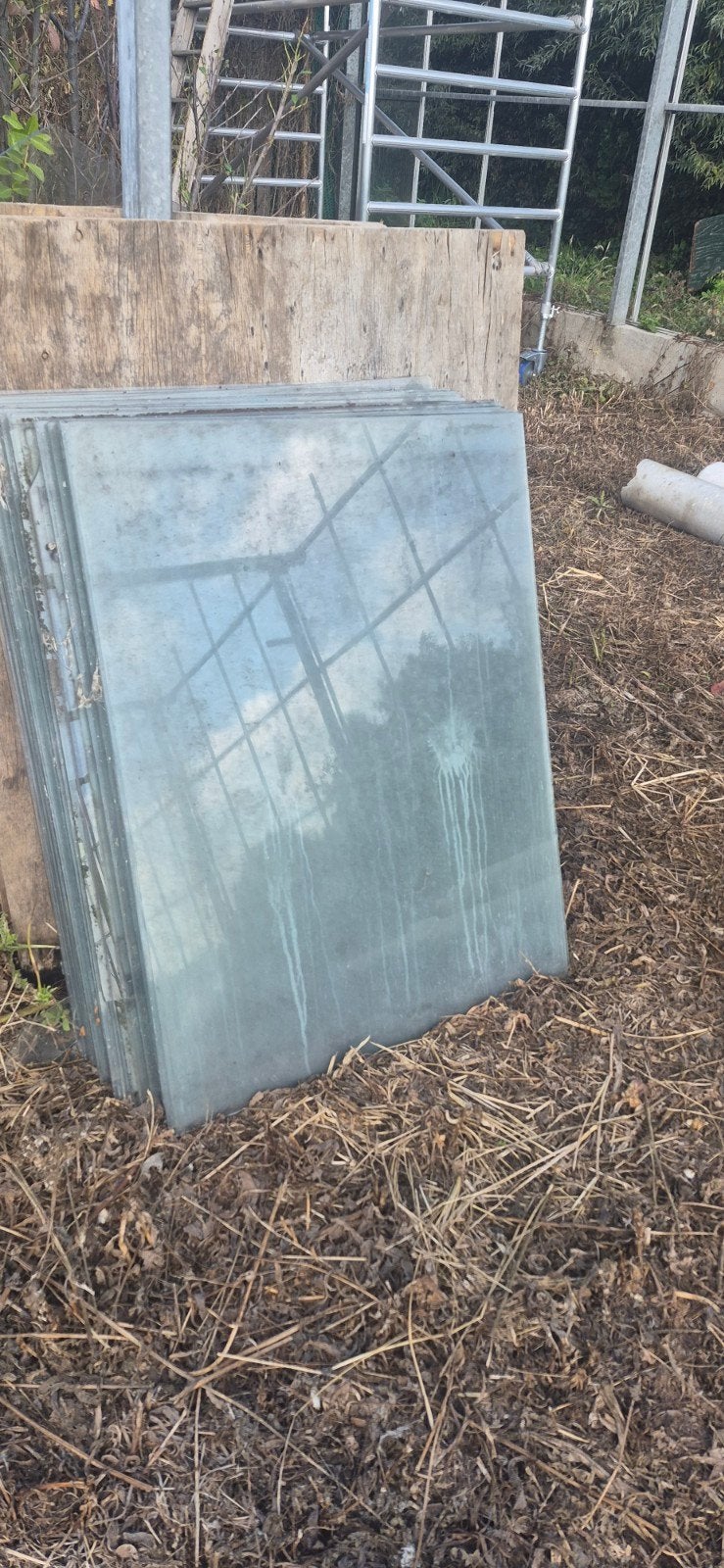 tuindersglas, Ophalen, Glas