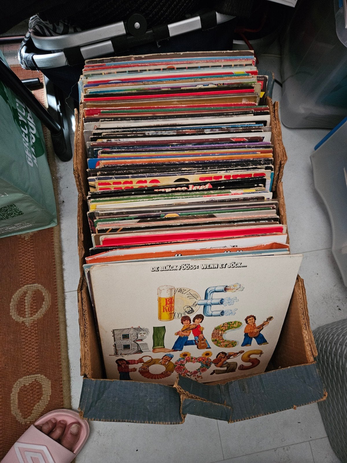 Grote collectie oude LP's, waaronder Black Fööss, Ophalen, LP, Gebruikt, Overige genres
