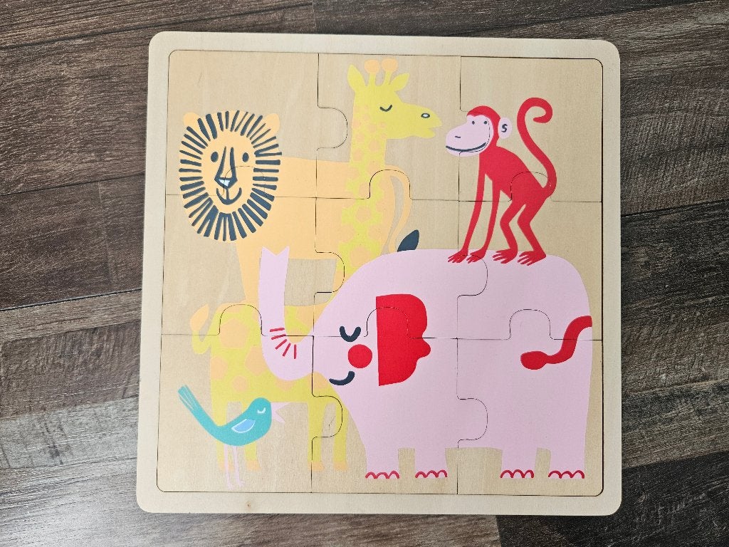 Puzzel Hema, Ophalen, Minder dan 10 stukjes, Zo goed als nieuw, Van hout