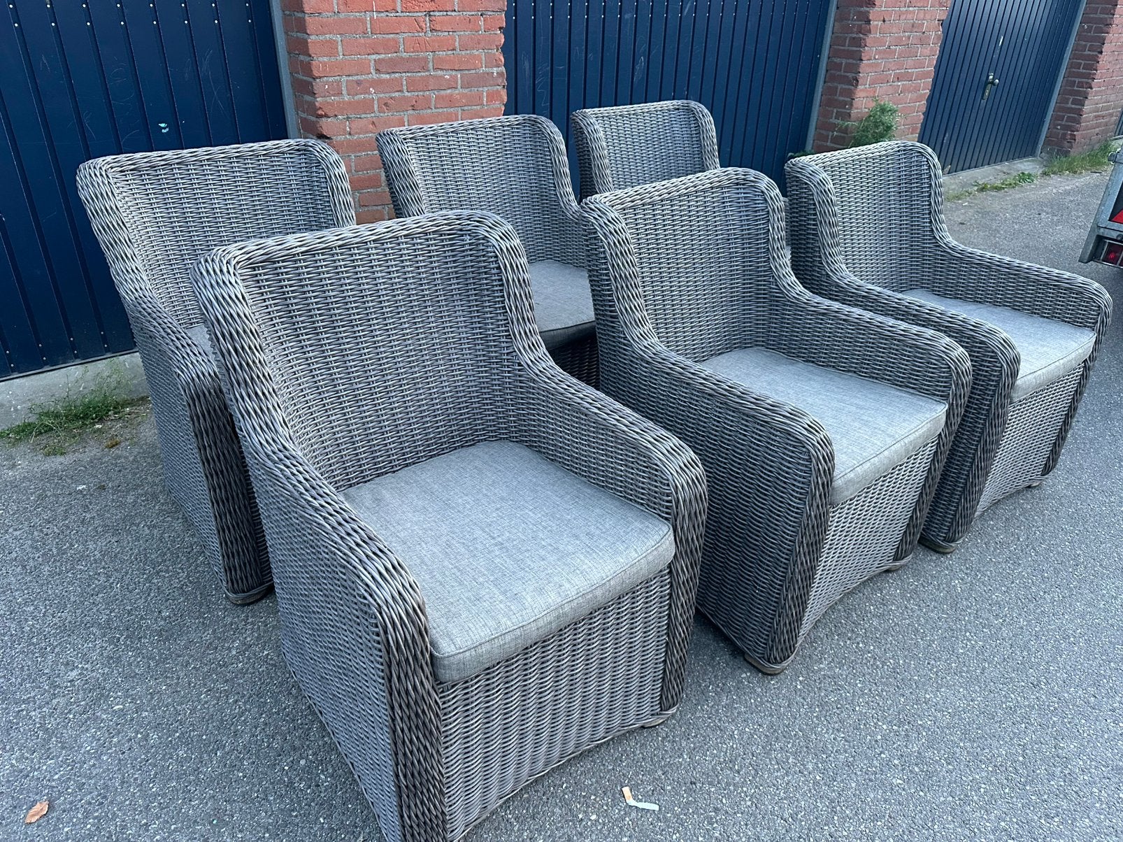 6 prachtige Bellagio Tuinstoelen Loungeset Tuinset, Tuin en Terras, Ophalen, Zo goed als nieuw