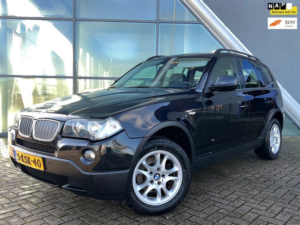 BMW X3 XDrive25i Executive Automaat, Pano, Topstaat!, Auto's, BMW, Automaat, 1730 kg, Zwart, Leder en Stof