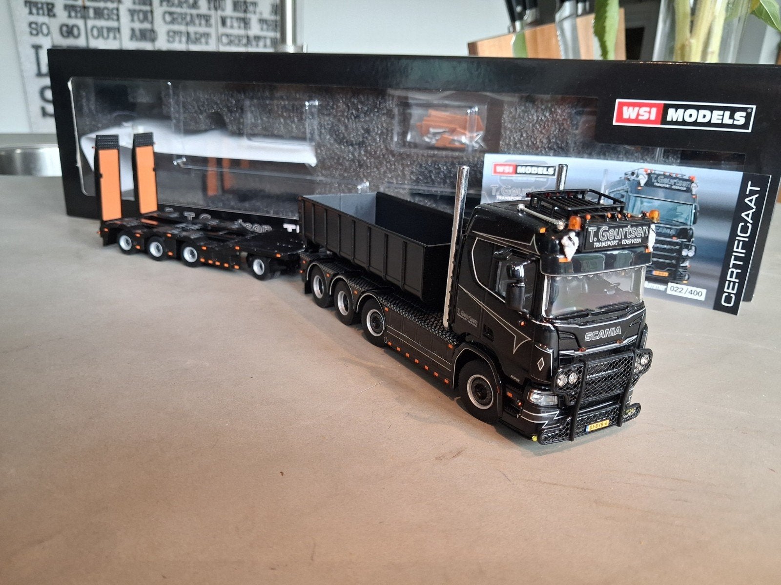 WSI Scania R Geurtsen Combi, Ophalen of Verzenden, Nieuw, Bus of Vrachtwagen, Wsi