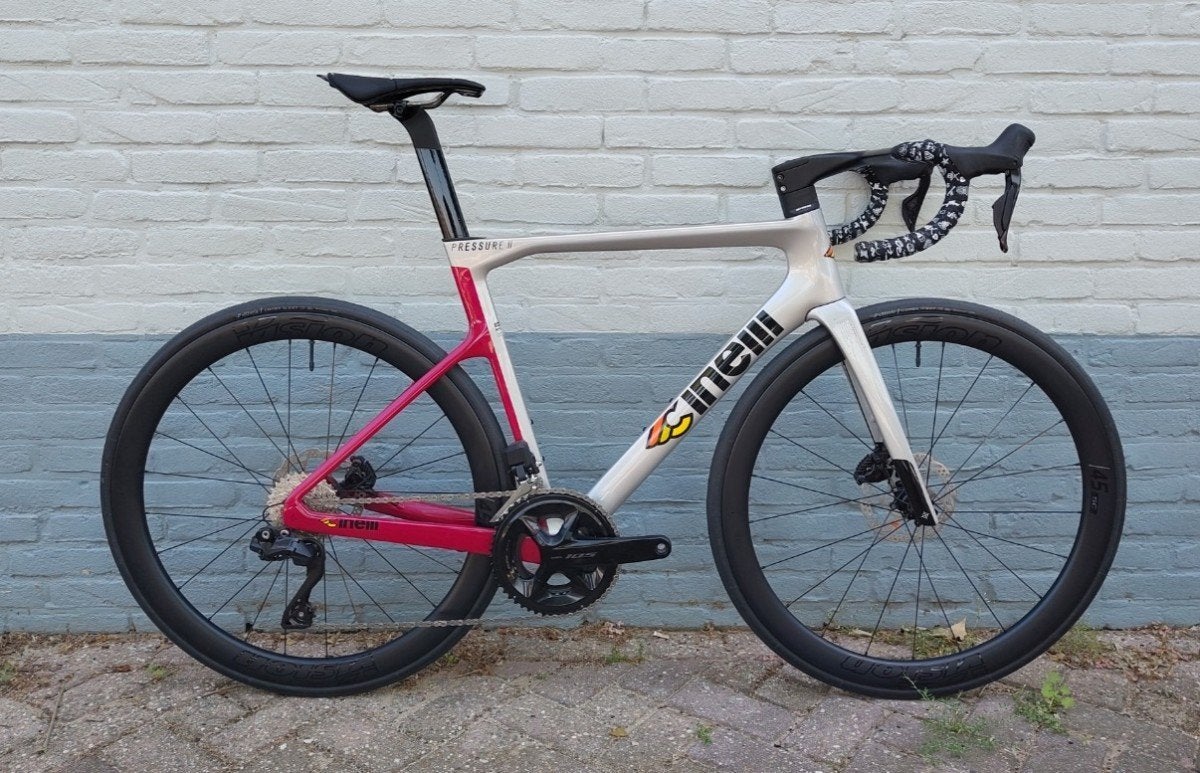 Cinelli Pressure II 105 Di2 (12s) met Vision SC 45 wielen, Carbon, -, -, Nieuw