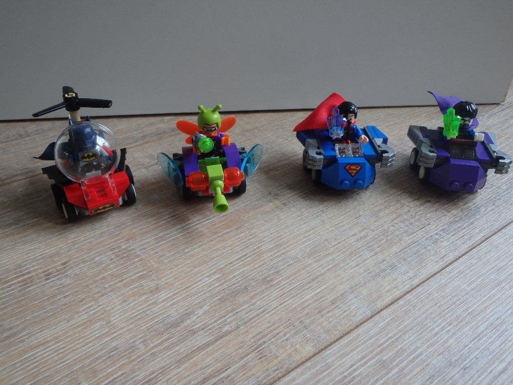 Lego 76068+76069 dc comics super hero's. Mighty micros., Ophalen of Verzenden, Zo goed als nieuw, Complete set, Lego