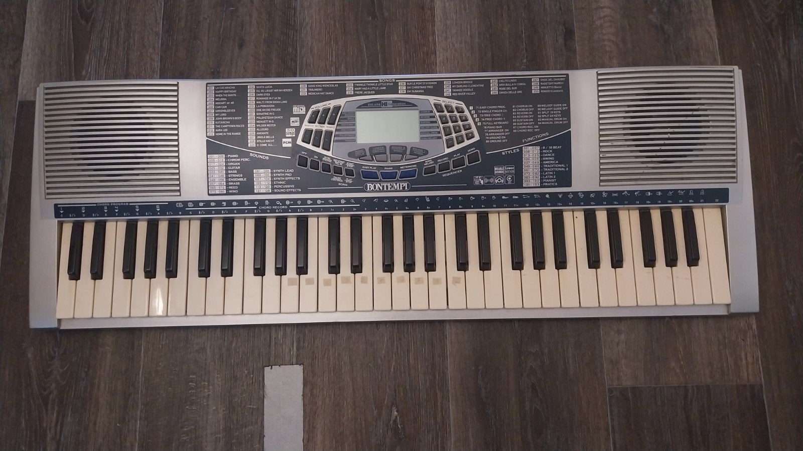 Bontempi keyboard, ideaal voor beginners, Ophalen of Verzenden, Gebruikt, 61 toetsen, Overige merken