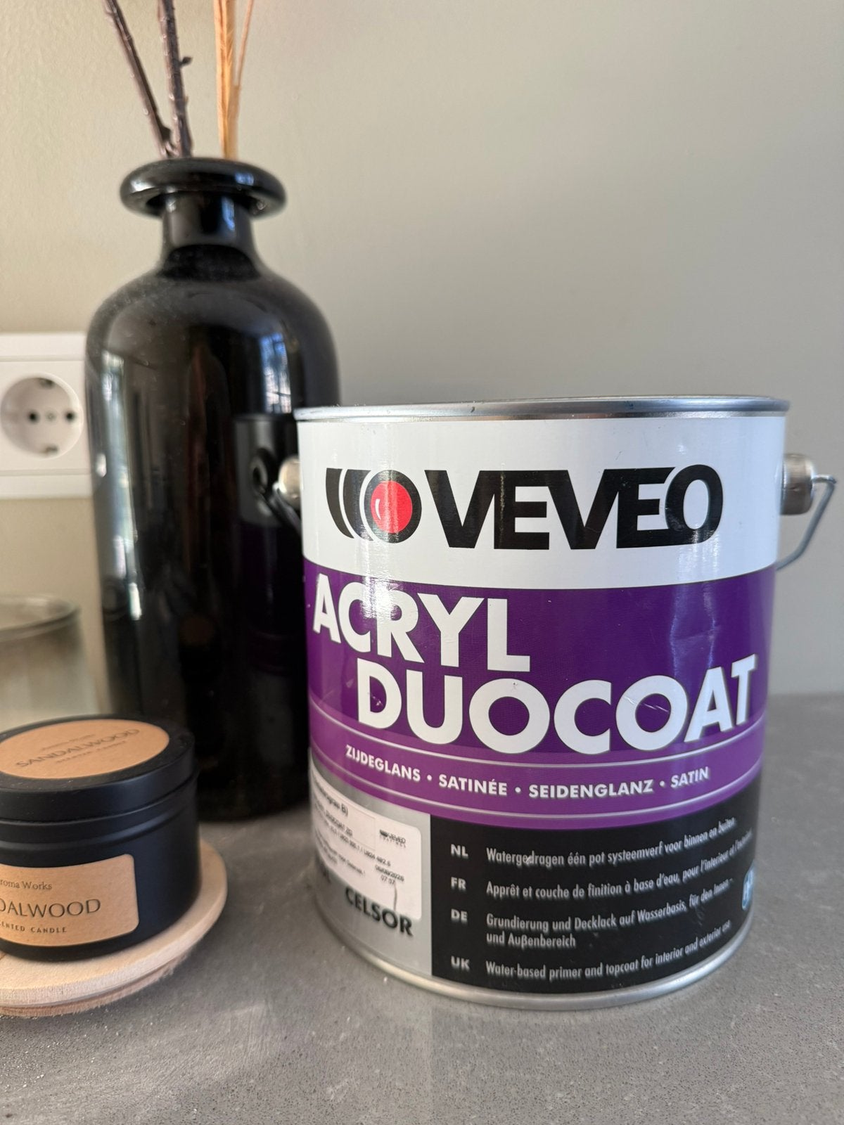veveo duo coat RAL 7043, Ophalen, Zo goed als nieuw