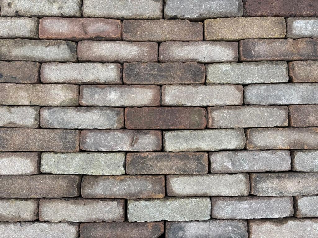 V55, Oude Gebakken Klinkers, Waalformaat, Genuanceerd, Overige materialen, Gebruikt, Klinkers, Ophalen of Verzenden