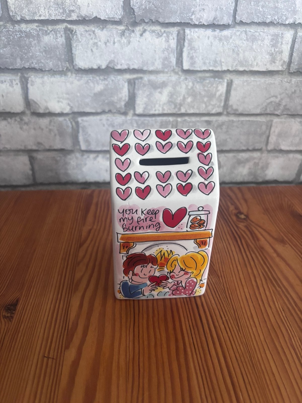 Spaarpot Blond Amsterdam , zie beschrijving en fotos, Ophalen, Gebruikt, Blond Amsterdam, Overige typen