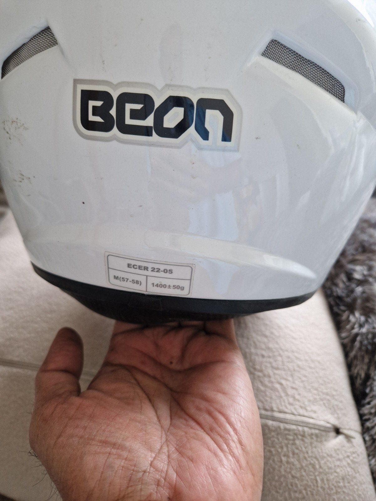 Beon helm maat M, Motoren, Ophalen, Tweedehands, M, Overige merken