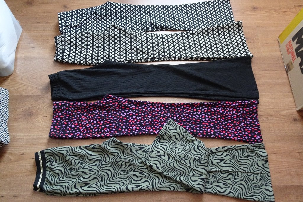 pakket leggings maat 152/158, Ophalen, Zo goed als nieuw, Maat 152