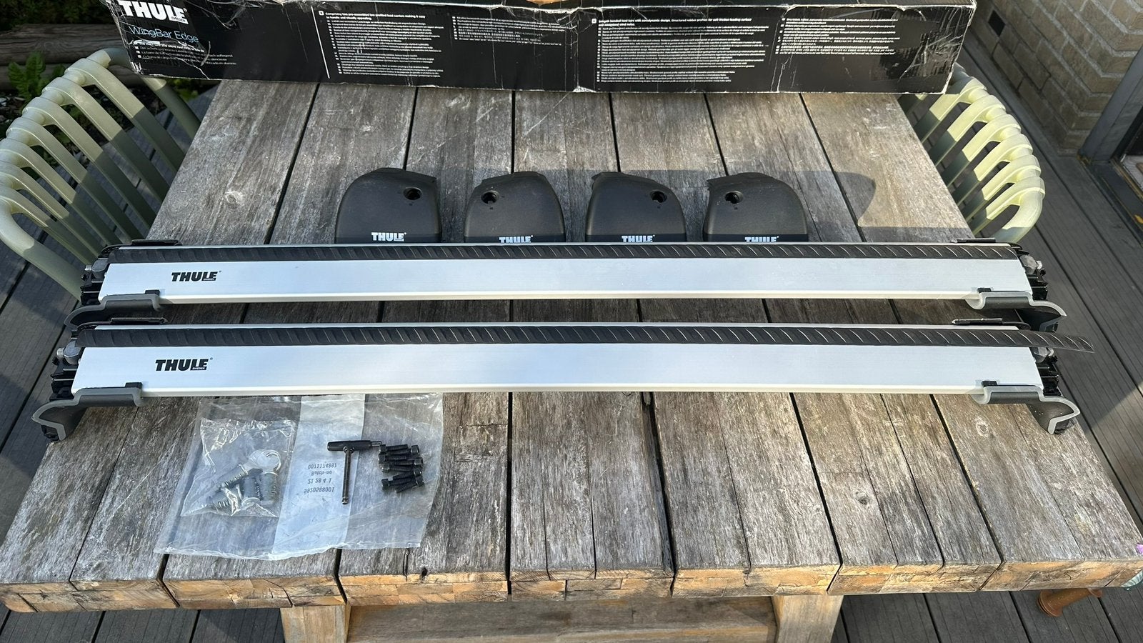 Thule Wingbar Edge 9595 - flushrail fixpoint, Ophalen, Gebruikt