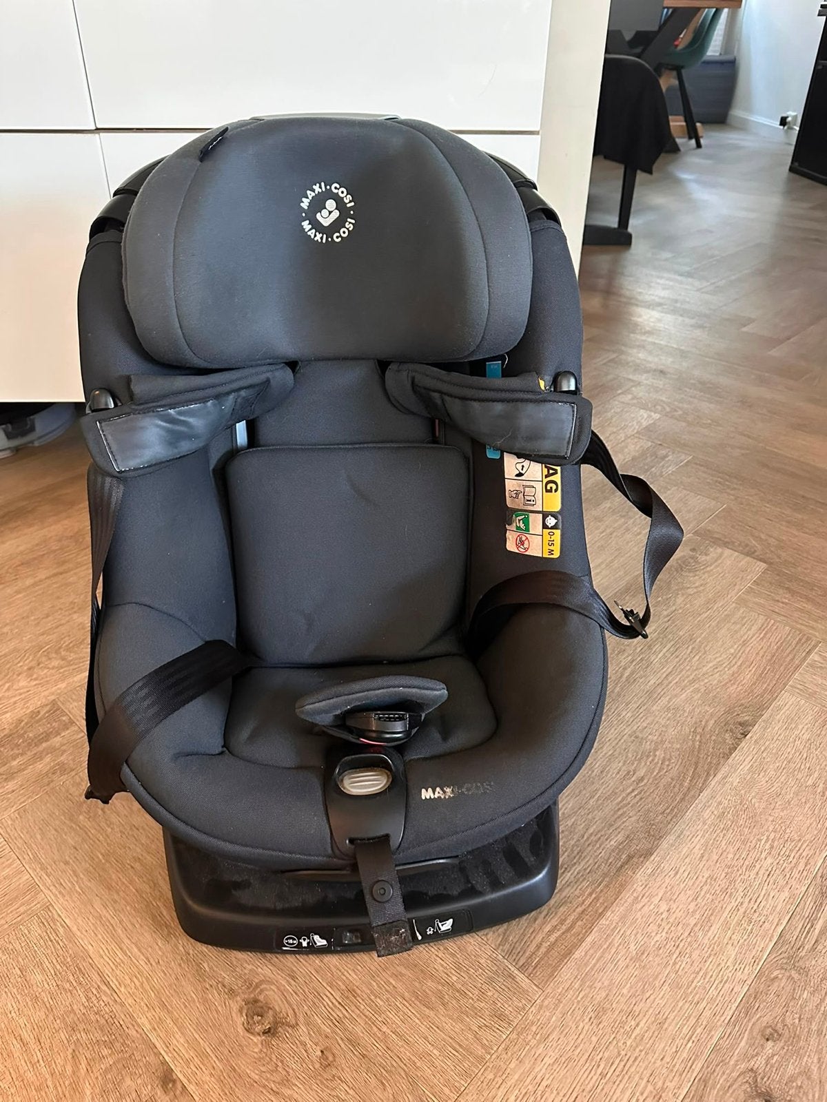 Maxi Cosi AxissFix i-Size 360 draaibaar autostoeltje 0-4jaar, Ophalen, 0 t/m 18 kg, Verstelbare rugleuning, Zo goed als nieuw