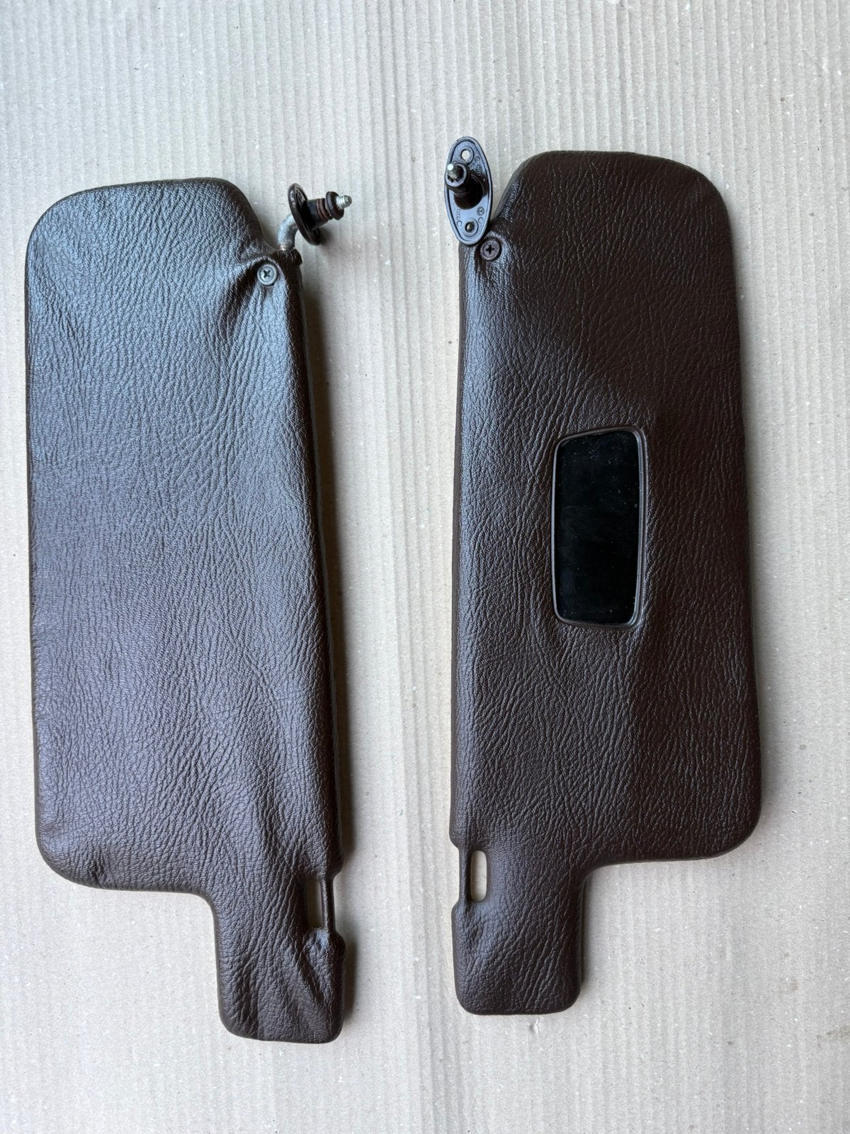 Zonneklep set bruin / wit Vw Golf 1 / Jetta 1, Ophalen of Verzenden