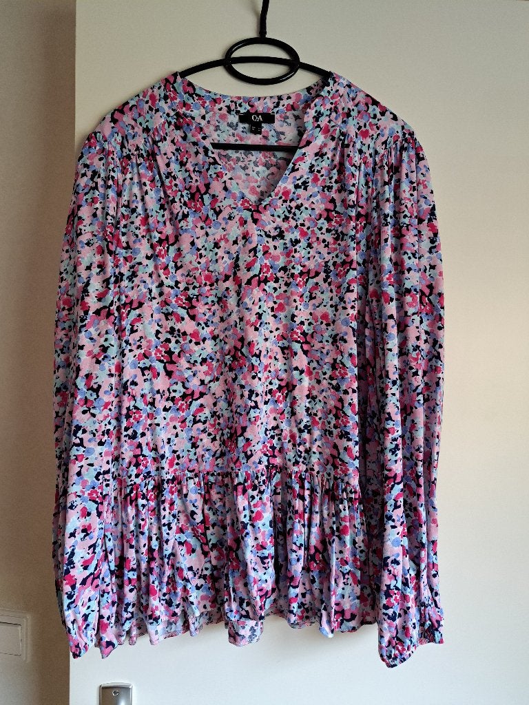 C&A Blouse  -  42  jusa17, Meerkleurig, Maat 42/44 (L), Ophalen of Verzenden, Zo goed als nieuw