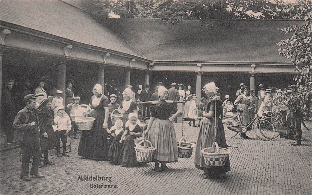 703-063-005 Middelburg Botermarkt, Verzenden, Voor 1920, Zeeland